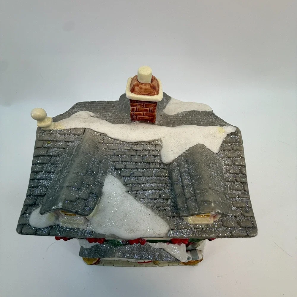 VTG‎ Stubby's Toy Mill Santakin's Village Christmas Village Home Decor Porcelain